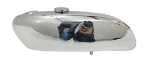 Tanque de combustible de gasolina Yamaha FS1 DX 1977 acero cromado con tapa libre de impuestos - Imagen 1 de 6