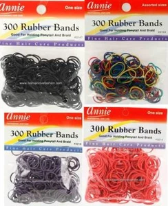 1 Pack (300 Pieces) Rubber Bands for Hair Pony Tails Brais,Braid Holder - Picture 1 of 8