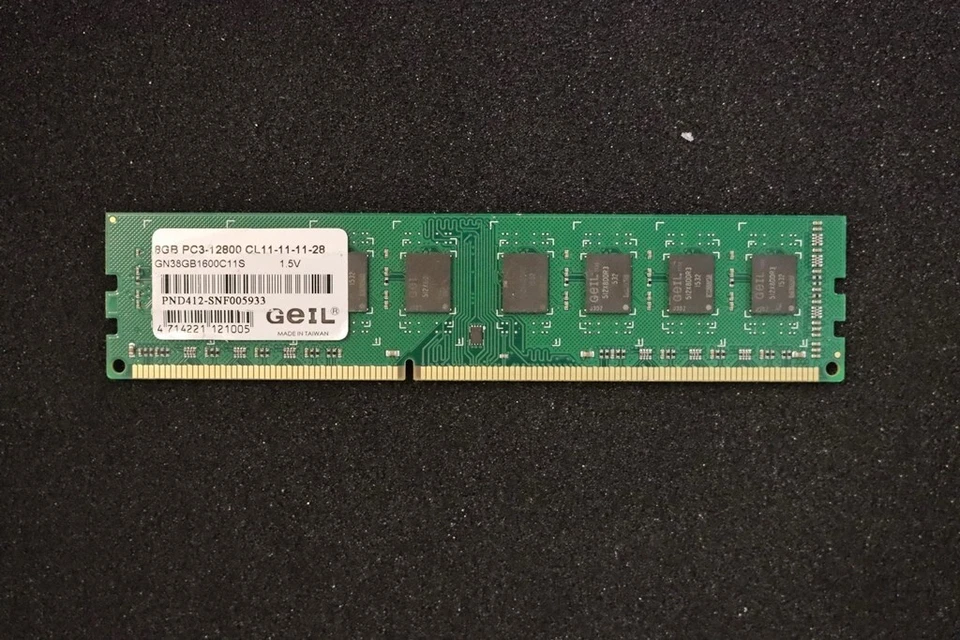 GEIL GN38GB1600C11S DDR3 Module 8GB (1x8) DDR3 PC3-12800U DDR3-1600 CL11 #8115 - Bild 1 von 1
