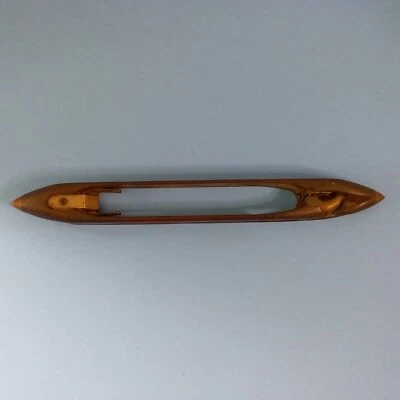 ANTIQUE WOOD WEAVING SHUTTLE from Textile Mill 17" x  2" - Image 1 of 3