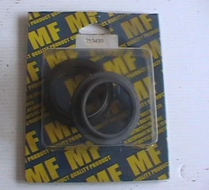 2x PUSH IN FORK DUST COVER SEAL 43mm x 55mm APRILIA DUCATI HONDA KAWASAKI YAMAHA - Picture 1 of 2