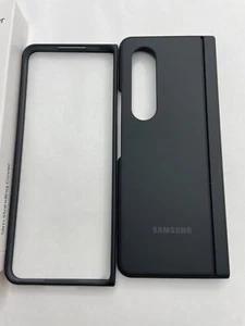 GENUINE Samsung Slim Standing Cover for Galaxy Z Fold4 EF-MF936 Black used - Picture 1 of 7