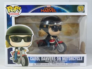 Rides Funko Pop - Carol Danvers on Motorcycle - Captain Marvel - No. 57 - Picture 1 of 11