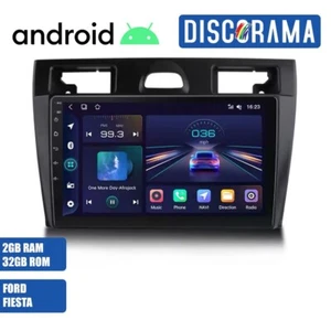 AUTORADIO ANDROID FORD FIESTA 2002-2008 STEREO AUTO TOUCH 9" WIFI NAVIGATORE - Foto 1 di 6