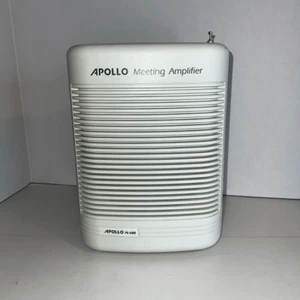 APOLLO PA-5400 Meeting Amplifier Portable PA System Cassette Player Tan Tested - Picture 1 of 7