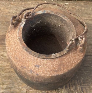 A Rare Large Antique Cast Iron Kenrick Glue Pot 2 Pint Glue Pot Cast Iron - Picture 1 of 6