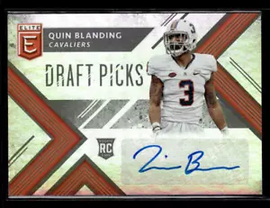 2018 Elite Draft Picks Draft Picks Autographs #204 Quin Blanding - Picture 1 of 2