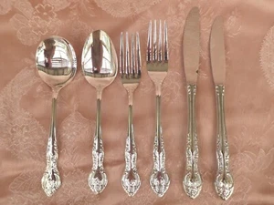 RODD SILVER GLORY 6 Piece PLACE Setting for 1 PERSON Vintage - Picture 1 of 4