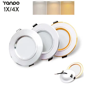 Led Recessed Downlight Ceiling Room Lighting Spotlight Spot Round Decorative For - Picture 1 of 17