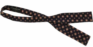 BROOKS BROTHERS 100% Cotton Summer Narrow  Bow Tie ~ Small Pattern ~ EUC - Picture 1 of 3