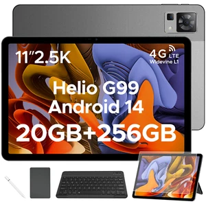 Tablette DOOGEE T35 11 pouces 2,5K 20 Go + 256 Go Android 14 tablette PC 4G LTE & 5G WIFI - Photo 1/8