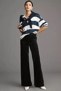 Anthropologie Colette Cordhose weites Bein Hose Full Dark Navy Gr. 28 NEU - Bild 1 von 6