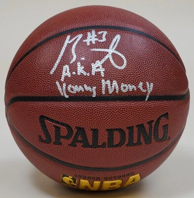 Brandon Jennings Signed Basketball PSA/DNA COA Young Money Pistons Bucks Auto 08 - Image 1 of 4