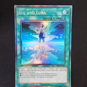 YUGIOH Collector's Rare RA02-EN068 Sol and Luna 1st Edition NM - Picture 1 of 1