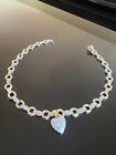 G 14K with Heart Pendant (Foundrae Style) 2.61 Ct Diamond Large Link Necklace 39