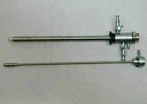 2 pcs Laparoscopic SS Storz Compatible TURP Working Element Passive 4mm Sheath - Picture 1 of 5