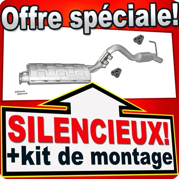 Silencieux Arriere pour MITSUBISHI L200 2.5 TD 99/115 CH 1996-2005 échappement - Photo 1/1