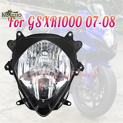 Fit for Suzuki GSXR1000 2007-2008 K7 K8 Headlight Assembly Headlamp Light - Image 1 of 2
