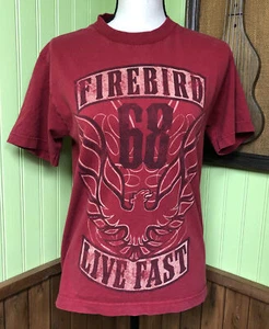 GM Official Product 68 Fire Bird Live Fast T Shirt - Picture 1 of 8