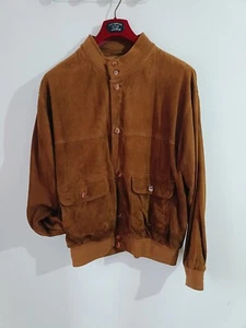 Giacca Bomber in pelle scamosciata Alcantara -CHARRLIE MAX - Foto 1 di 4