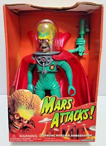 ACTION FIGURE MARX ATTACK TRENDMASTERS SUPREME MARTIAN AMBASSADOR 11 e 1/2 pollici - Foto 1 di 5
