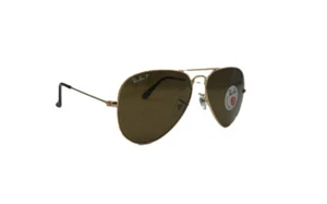 Ray Ban Pilotensonnenbrille gold 3025 001/57 goldbraun 55 mm neu polarisiert - Bild 1 von 6