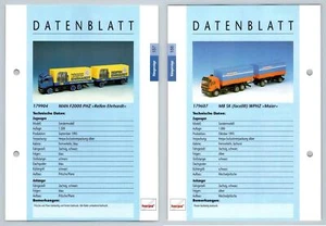 MAN F2000 PHZ / MB SK Facelift #187/8 Hangerzuge - Herpa Data Sheet - Picture 1 of 1