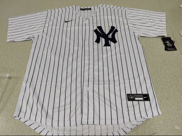 Men's Nike White New York Yankees Home Replica Team Jersey 