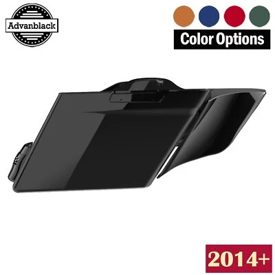 Cubiertas laterales de alforja estiradas 2 en 1 para Harley Street Road Glide 2014+ Foto 1 de 4