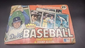 1982 Fleer Baseball LOGO STICKER & STAMP ALBUM Complete Set IN ALBUM - Picture 1 of 7