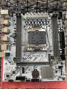 X99 PR8 White Motherboard LGA 2011-3 DDR3 DIMM NVMe/SATA M.2 SATA 2.0 PCIe 3.0 - Afbeelding 1 van 10