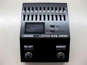 BOSS EQ-200 Graphic Equalizer Dual 10-Band EQ Pedal - Picture 1 of 6