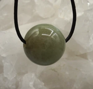 HELIOTROP Anhänger Kugel ca. 19,7 mm Edelstein-Anhänger b1 - Bild 1 von 2
