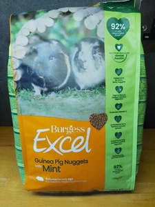 Burgess Excel Guinea Pig Nuggets With Mint. Best Before 19/04/2024 - Picture 1 of 3