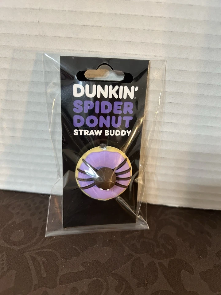 Dunkin Spider Donut Paja Amigo Topper Halloween Limited 2025 Totalmente Nuevo Foto 1 de 1
