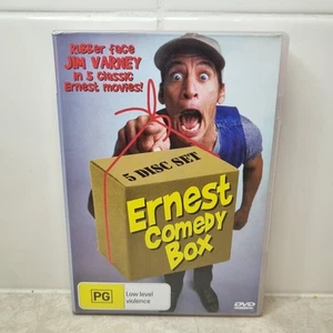 Ernest Comedy Box Jim Varney Comedy Films DVD Set Region 4 PAL (1993, 5 Movies) - Picture 1 of 9