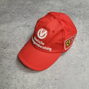 Ferrari Michael Schumacher F1 Formula 1 Vintage Red Hat Cap - Picture 1 of 8