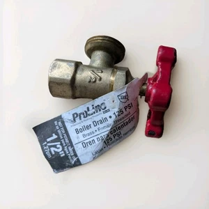 Drenaje de caldera hembra roscado de latón ProLine 1/2", 125 PSI 102-103 - Imagen 1 de 8