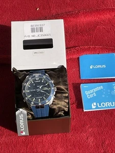 Lorus Gents Chronograph Sports Watch RW617AX9 BRAND NEW 2YR WARRANTY BY SEIKO - Picture 1 of 11