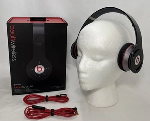 Original Beats By Dr. Dre Over-The Ears Headphone 810-00012 Black W/box Tested - Picture 1 of 24