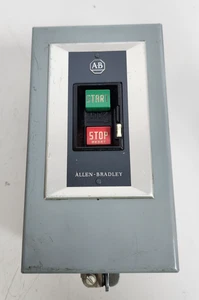 😎 NEW ALLEN BRADLEY SIZE 0 MANUAL MOTOR STARTER 230/460 VAC 3 PHASE 609-AAW - Picture 1 of 7
