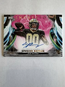 2024 Topps Inception Spencer Rattler Rookie Variation Magenta On Card Auto /99 - Picture 1 of 2