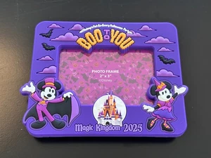 2025 Disney Parks Mickey’s Not So Scary Halloween Party Magnet Photo Frame 2x3” - Picture 1 of 2