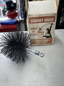 De colección. "Cepillo de chimenea Rutland estufas de leña chimeneas 8"" redondo" - Imagen 1 de 2