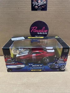 1/24 Muscle Machines 1969 Camaro Red with White Stripes 2003 Funline Merchandise - Picture 1 of 5