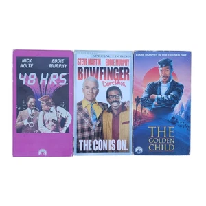 Eddie Murphy VHS Lot 3 Movies 48 Hrs Bowfinger The Golden Child Comedy Action - Picture 1 of 9