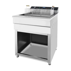 Gastro Fritteuse - 45 l - 1 Korb - mit Ablasshahn - 400 V Stand Backfritteuse - Bild 1 von 10