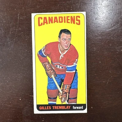 1964-65 TOPPS HOCKEY TALLBOY #2 GILLES TREMBLAY SHARP!! NRMT Montréal Canadiens - Image 1 of 2