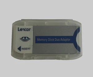 Memory Stick Duo Adapter Genuine New Old Stock lexar tested sony - Picture 1 of 2