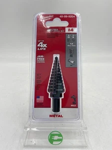 New Milwaukee Jam-Free Step Drill Bit Drill Bit 48-89-9204 - Picture 1 of 4